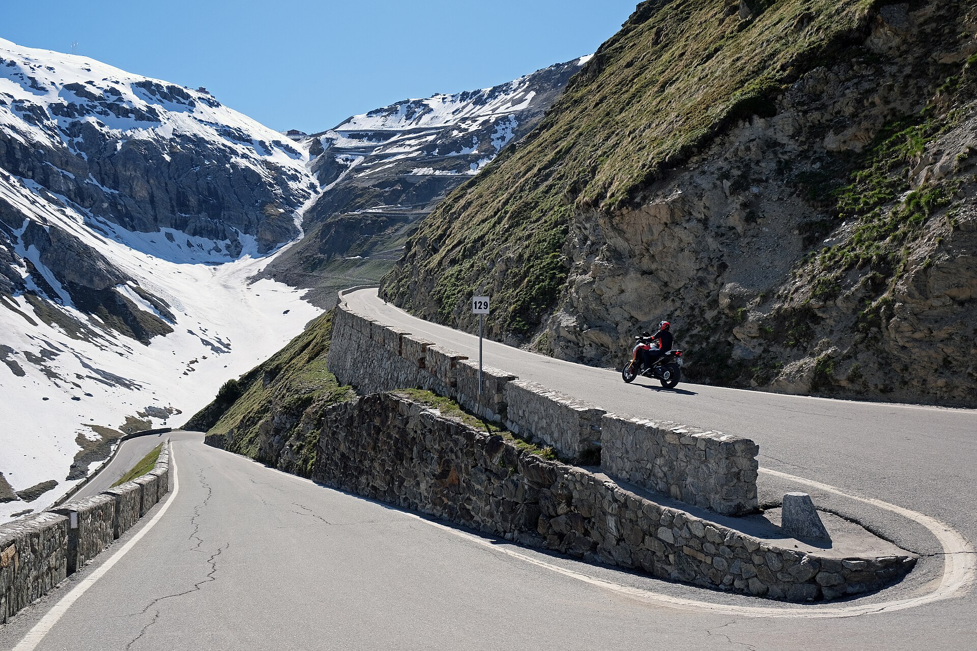 Stelvio Shuts Out Cars. August 29.